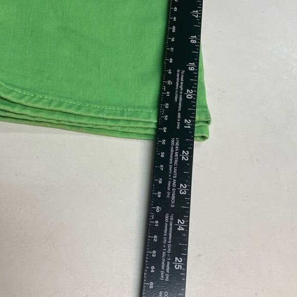 TALBOTS Women’s Cropped Capri Jeans Size 6P Inseam 21” Green Signature Flare - Picture 4 of 8